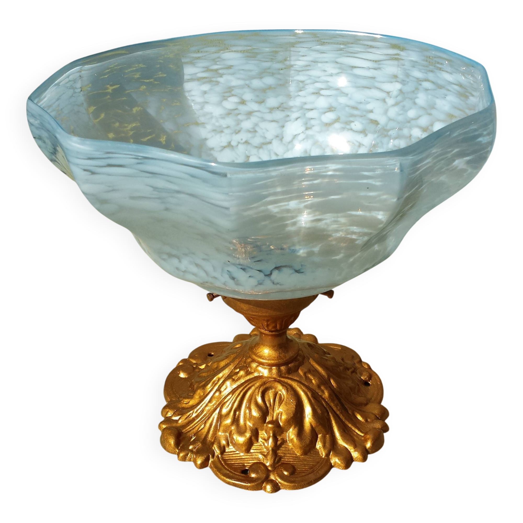 Antique Lamp Light Fixture Ceiling Light Clichy Glass