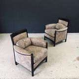Postmodern Peggy Lounge Chairs by Umberto Asnago for Giorgetti, Italy, 1980s, Set of 2