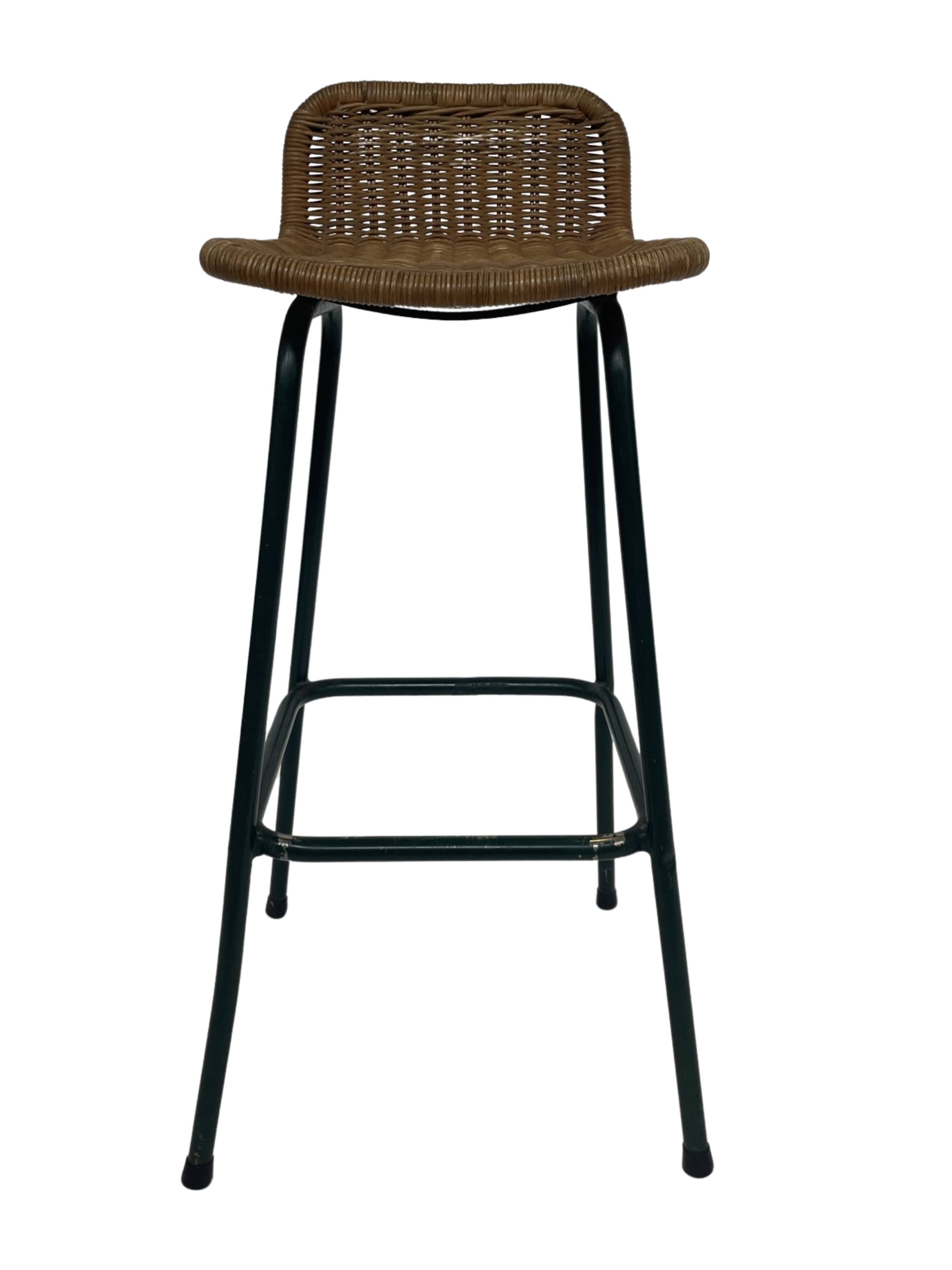 Vintage stool barstool Dirk van Sliedregt Rohe Noordwolde