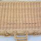 Valise tressée vintage