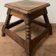 Walnut stool Louis XIII style nineteenth century
