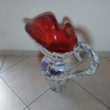 Zoomorphic vallauris ceramic pitcher