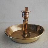 Brass hand candle holder