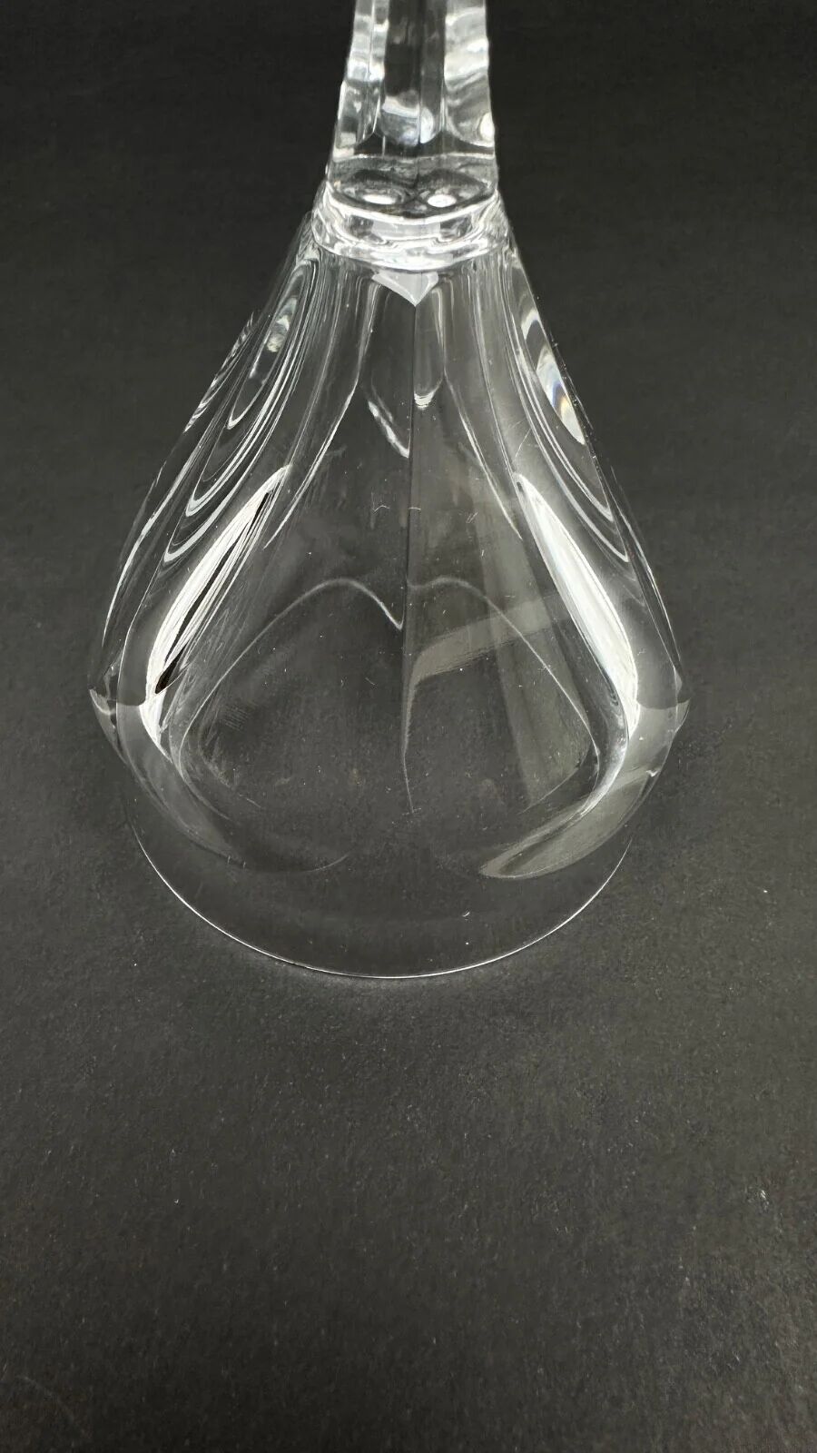 Baccarat, suite de 9 verres à porto modèle Duchesse de Dino