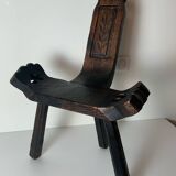 Brutalist pair of chairs