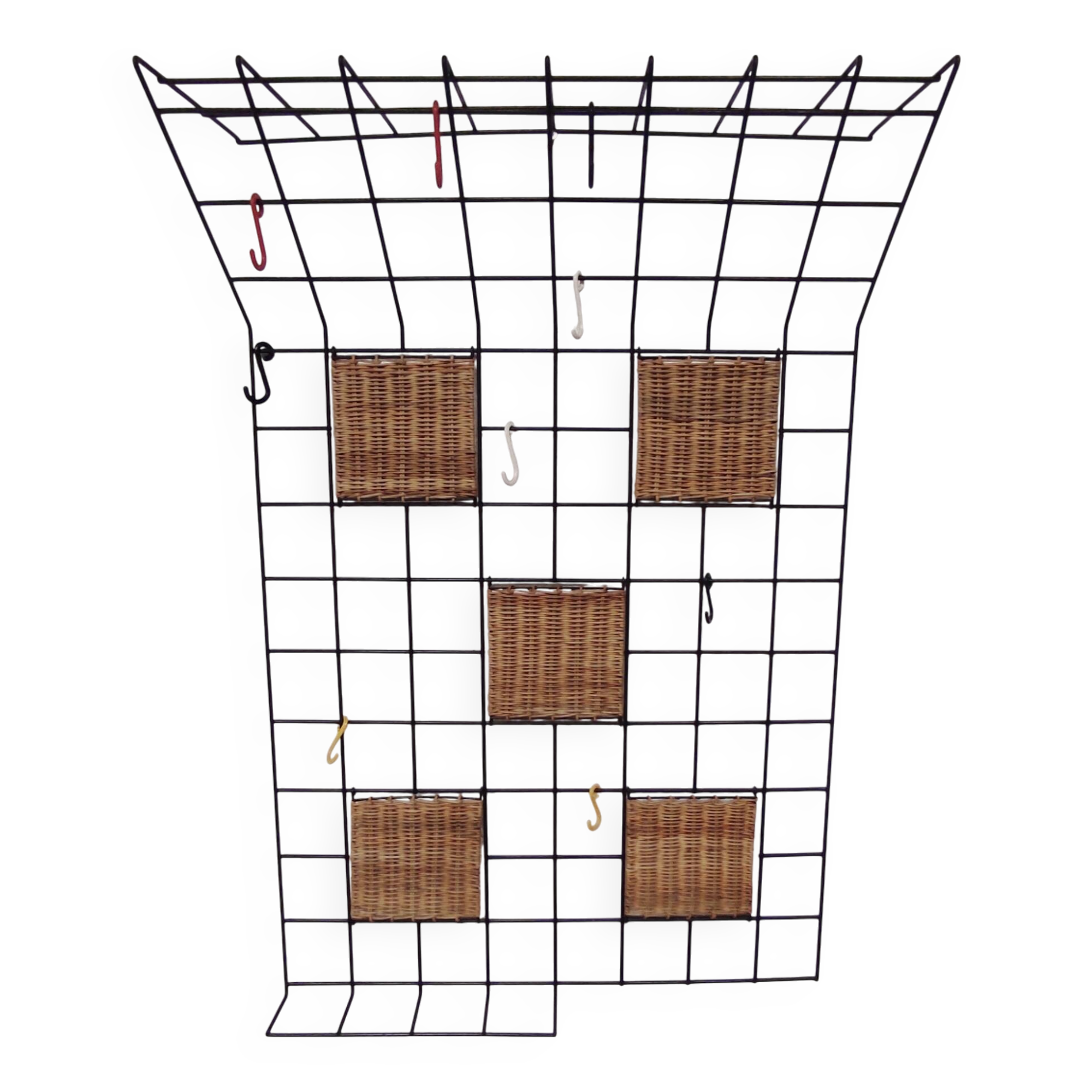 Wall-mounted coat rack, 1960