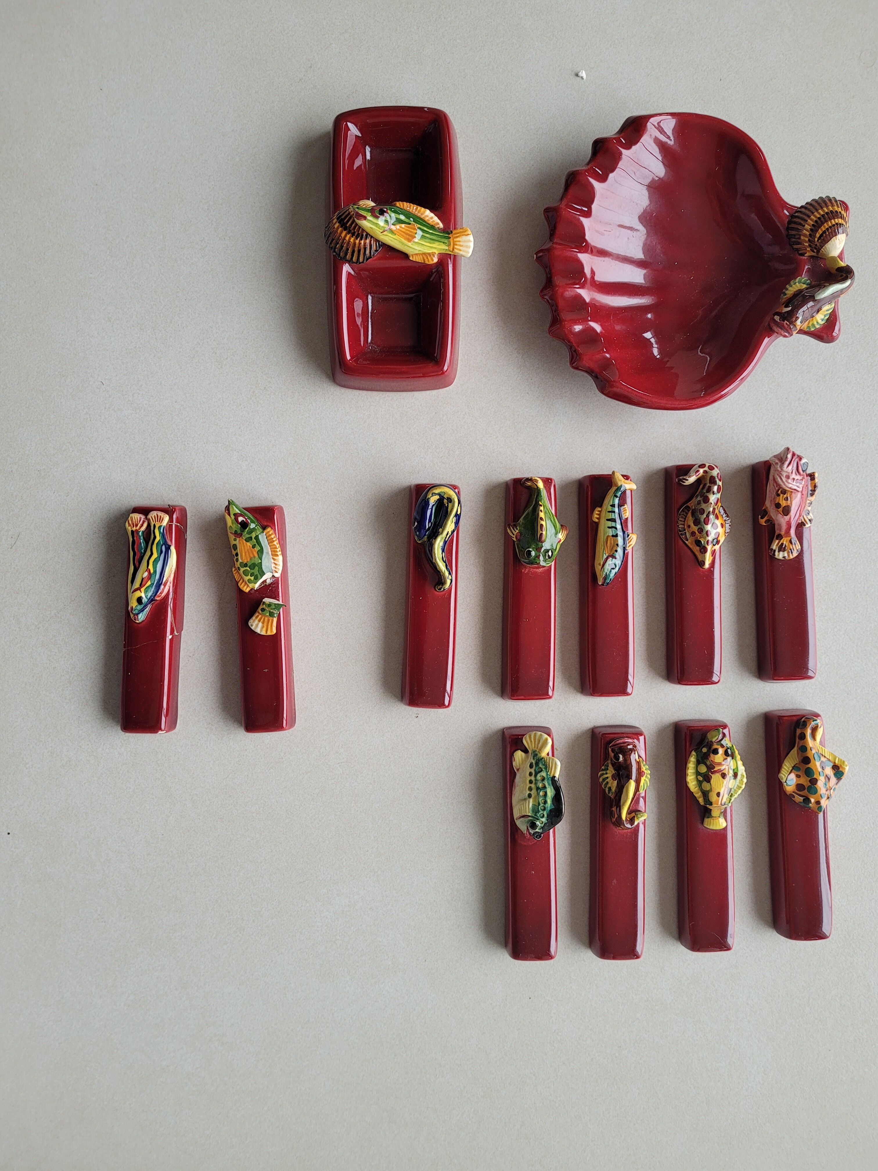 Knife holder vallauris style