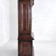 Baroque-style backlit display cabinet in wood, glass and velvet