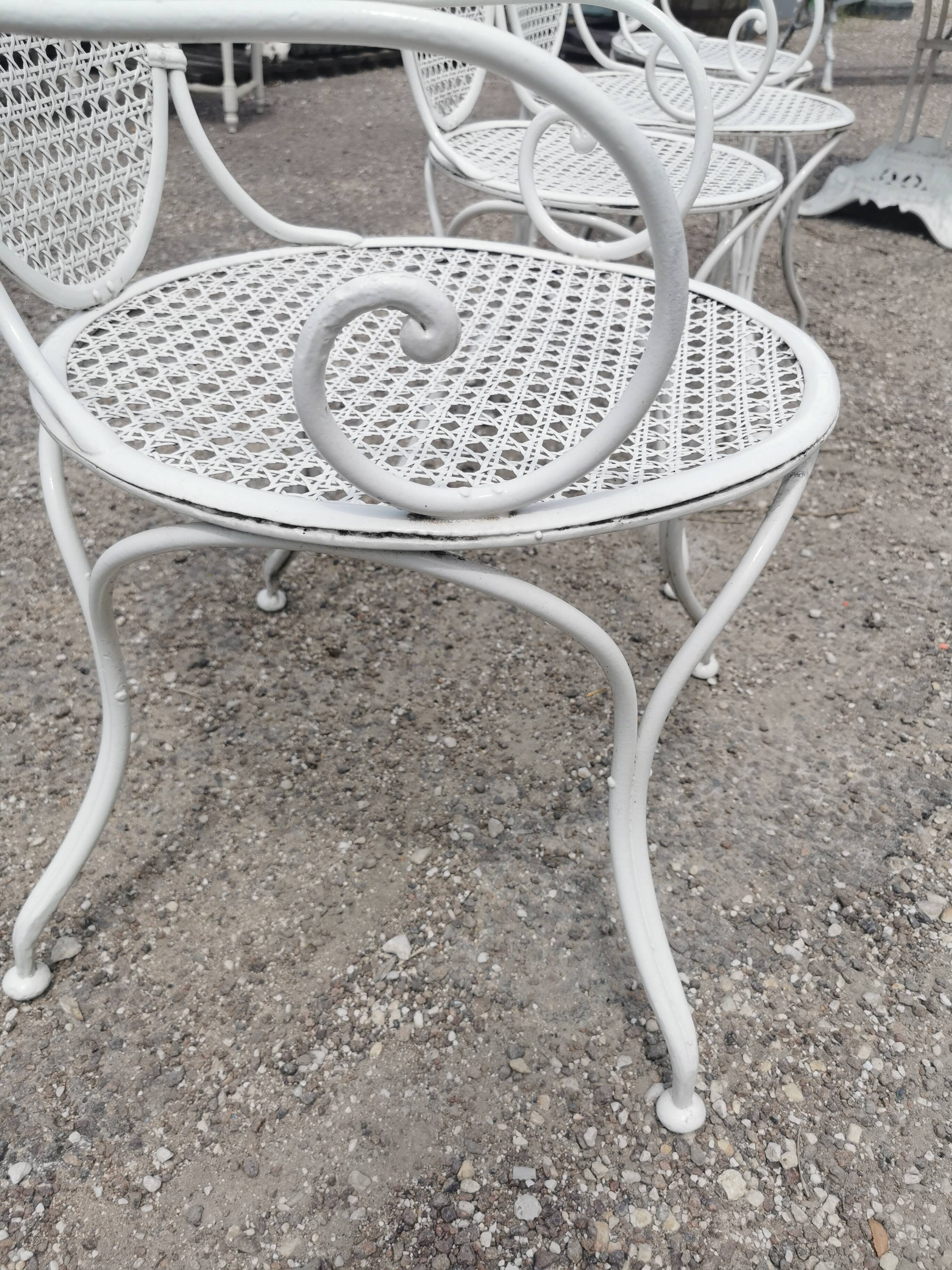 Salon de jardin fer forgé