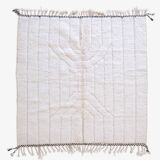 White square rug - 195 x 195 cm