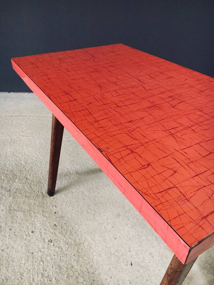 French Reconstruction Bistro Table, 1950s