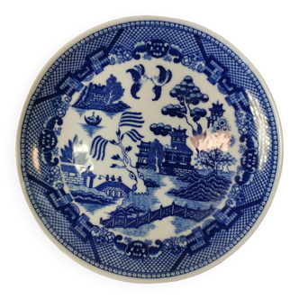 Blue Willow - An antique Blue Willow Japan plate