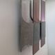 Vintage double wall lamp in metal and perspex, France 1970s