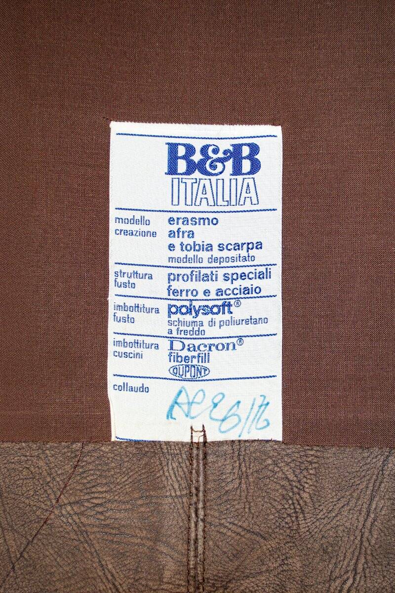 Vintage Erasmo Divano by Tobia & Afra Scarpa per B&B Italia, 1974