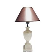 Art Deco alabaster bedside lamp, Belgium, 1950s
