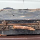 3 vintage suitcases