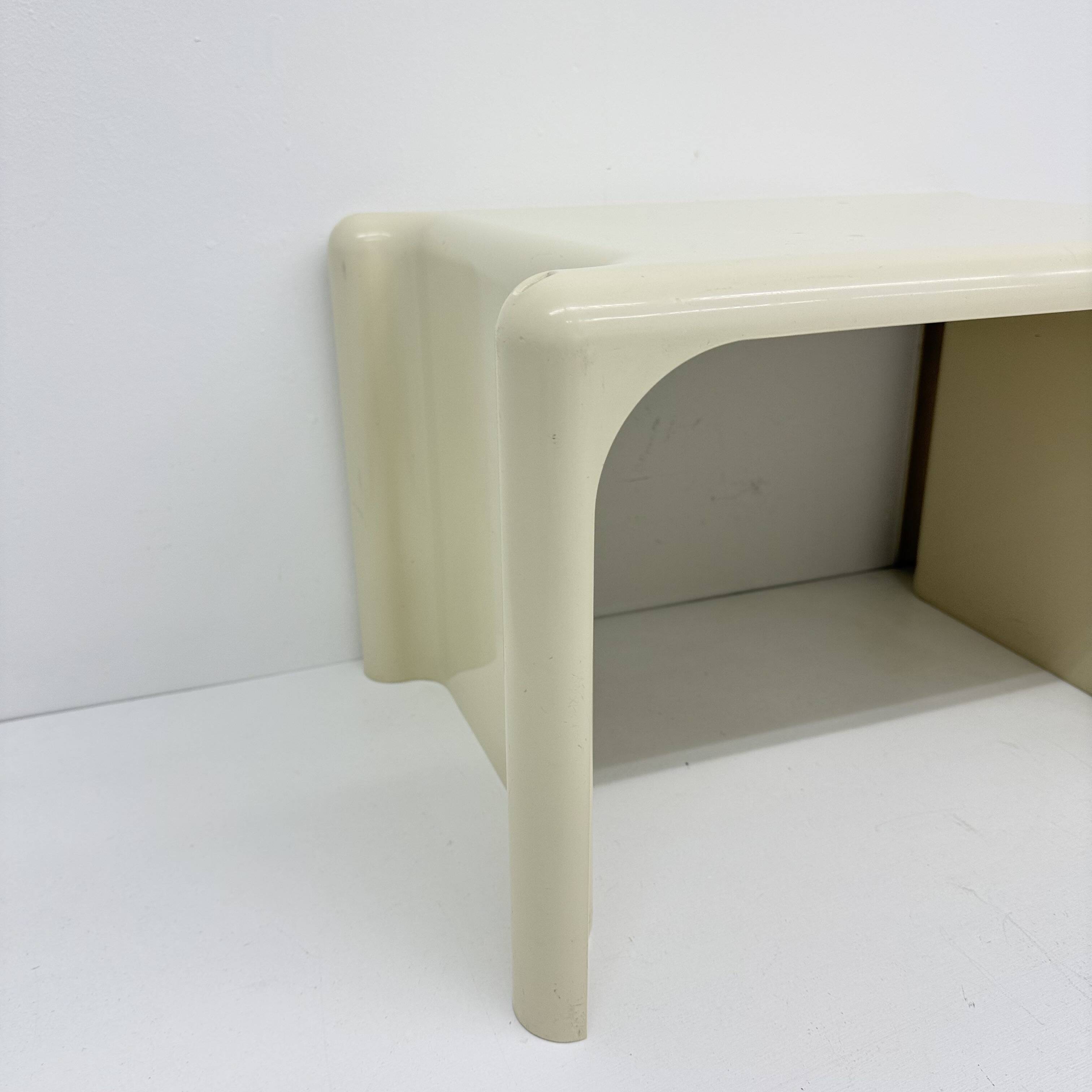 Italian Modern Plastic Side Table attributed to Giotto Stoppino for Elco