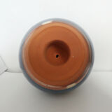 Glazed terracotta ball signed Otto Lindner