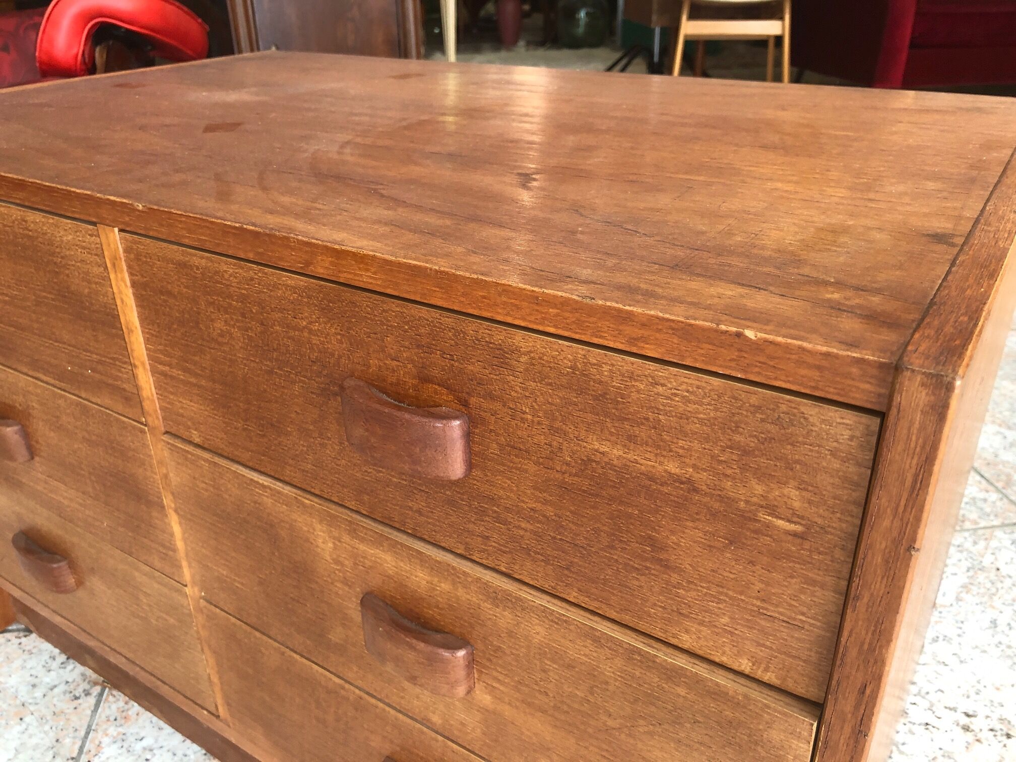 Commode 6 tiroirs des années 60