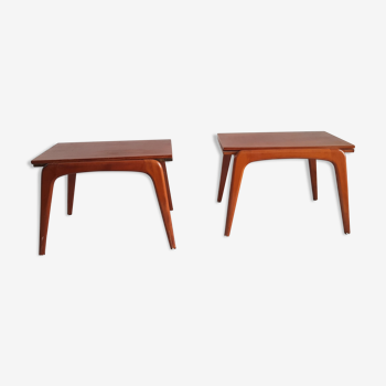 Paire de tables de chevet scandinaves, 1960