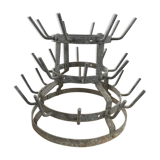 Hedgehog with vintage bottles