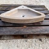 Corner stone sink