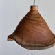 Small suspension in organic teak hat D30 H20