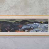 Gerhard Lundberg (1905-1980), Swedish Modern Painting, 1972, Oil on Panel, Framed