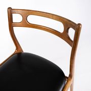 A set of four dining room chairs of teak of danish design, 1960s
