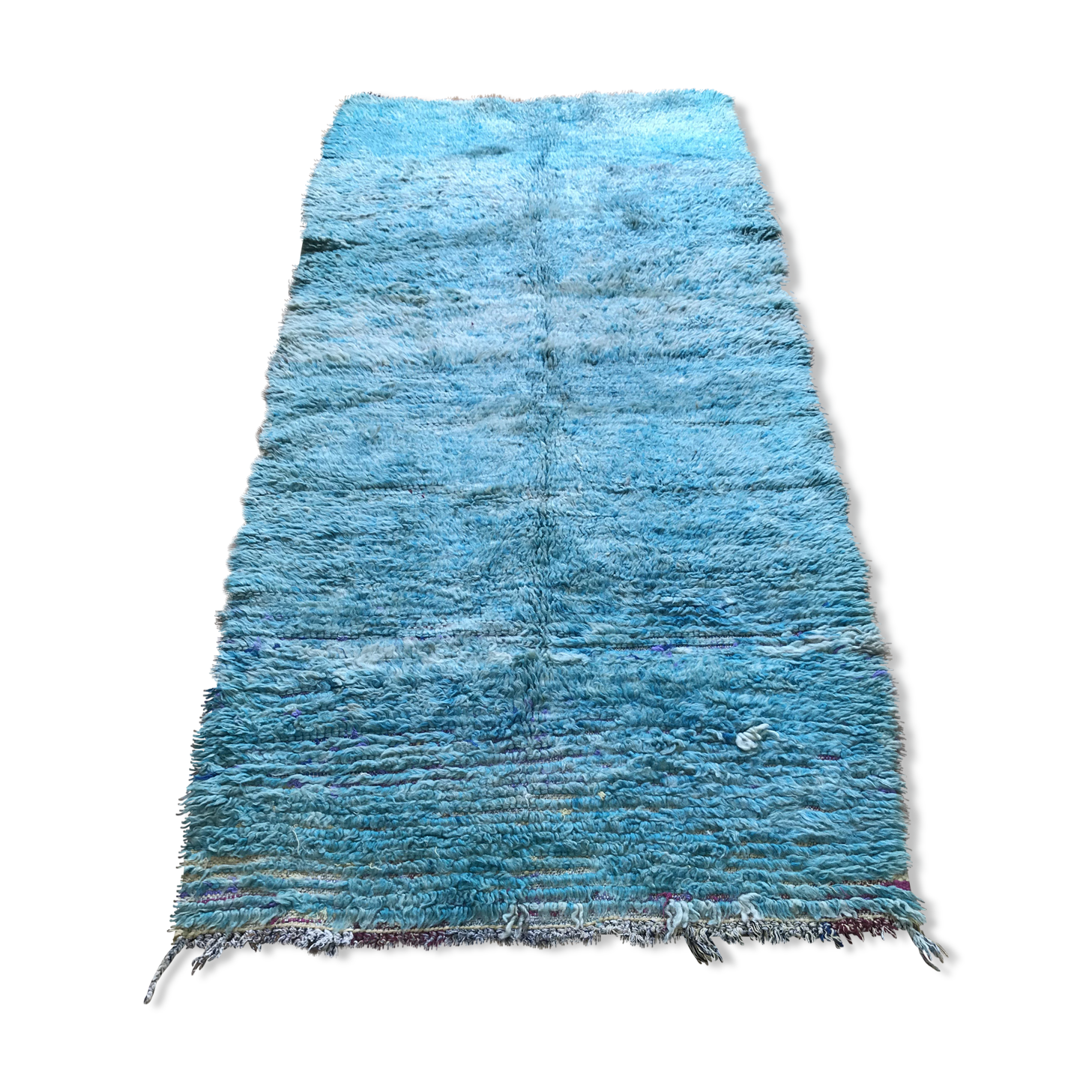 Green boujaad carpet 110x220cm