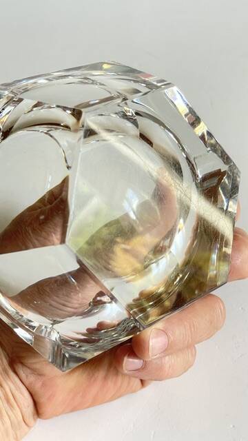 CENDRIER Vide-Poche CRISTAL Vintage