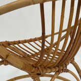 Vintage rattan chair by Dirk van Sliedregt Rohe Noordwolde 1960 in the Netherlands