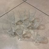 8 flûtes à champagne BACCARAT
