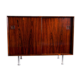 Mid century rosewood sideboard on aluminium legs, danish 1960’s