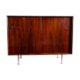 Mid century rosewood sideboard on aluminium legs, danish 1960’s