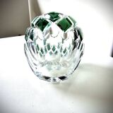 Engraved crystal vase Val Saint-Lambert