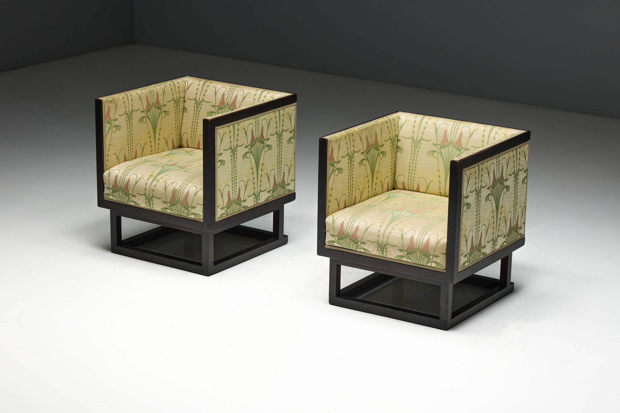 Cabinet Armchairs by Josef Hoffmann, Austria, 1903