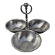 Silver-plated compartment dish