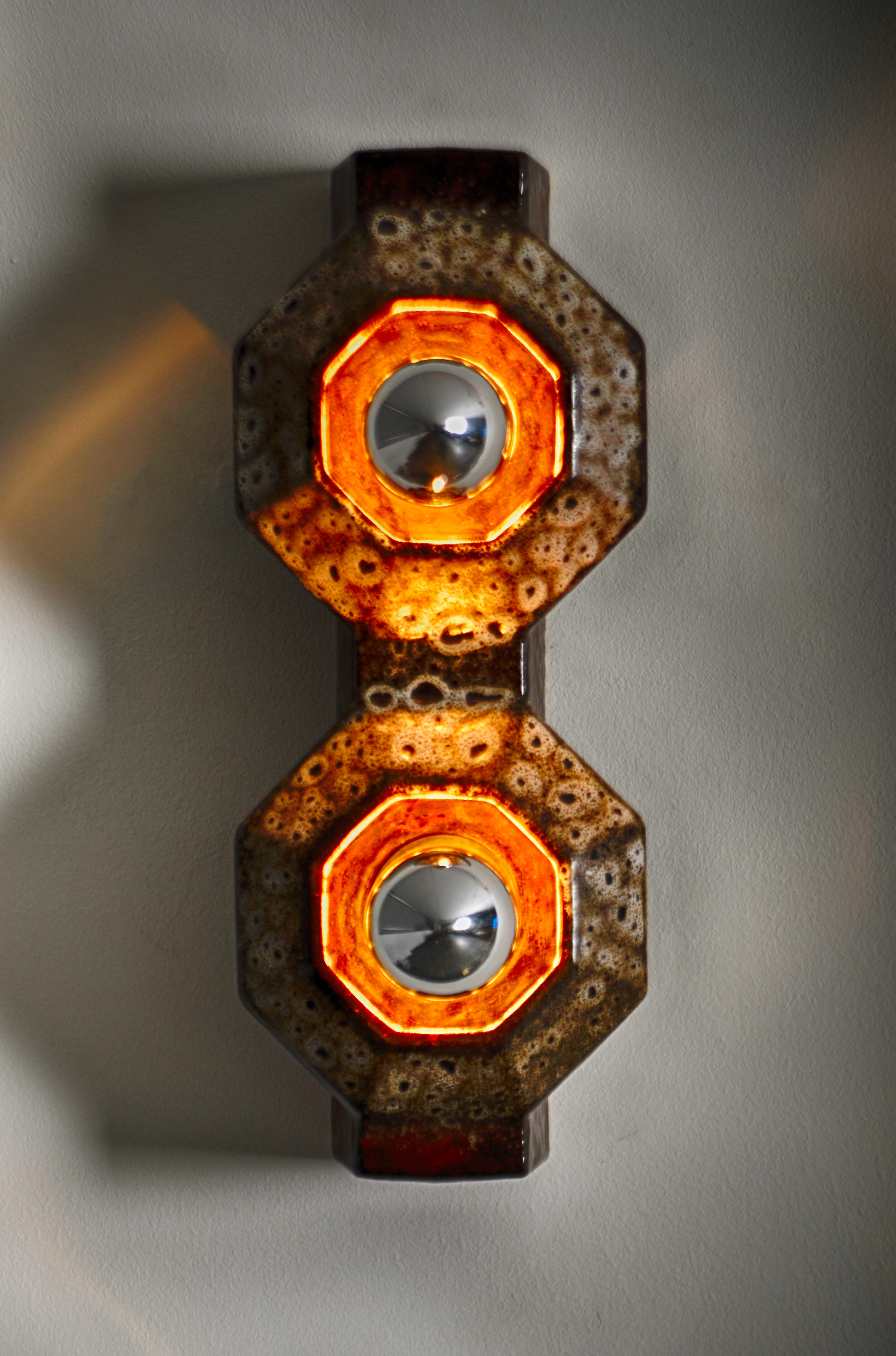 Applique space age Keramik Fat Lava par Pan 70's