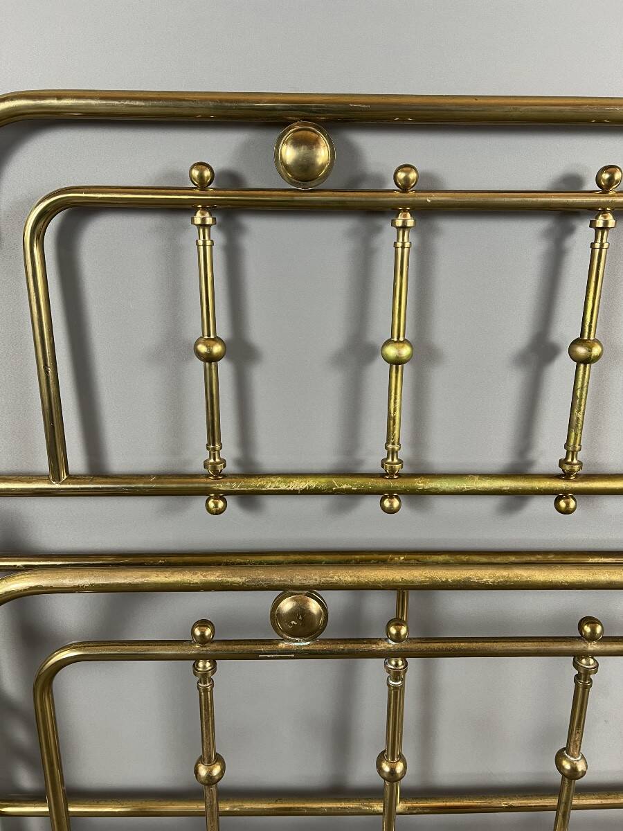 Brass bed, 20th century