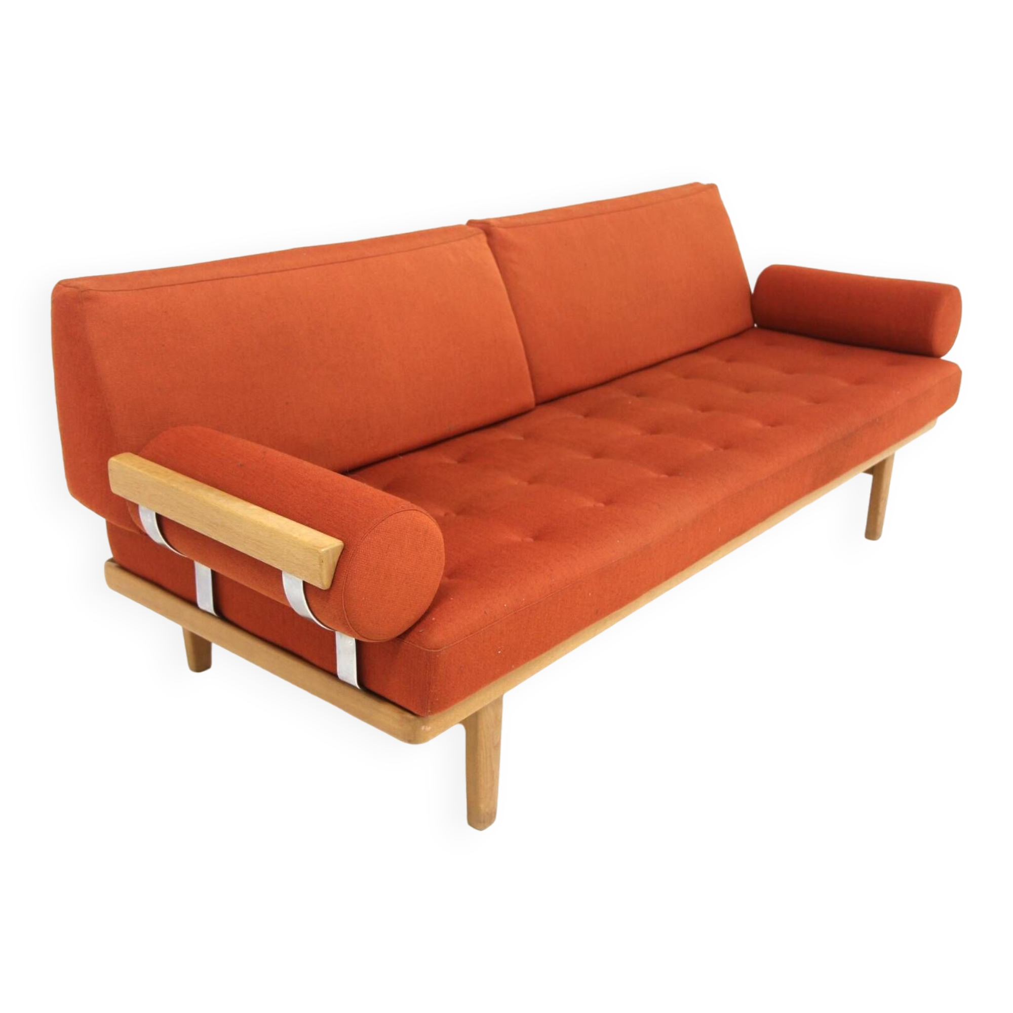 Scandinavian sofa "Carina" Alf Svensson & Yngvar Sandström, Kock, Sweden, 1960