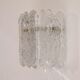 Pair of Scandinavian wall lamps in glass from Orrefors 1960