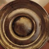 Set of 2 silver metal pourers punched and numbered