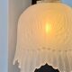 Pendant in etched opaque glass
