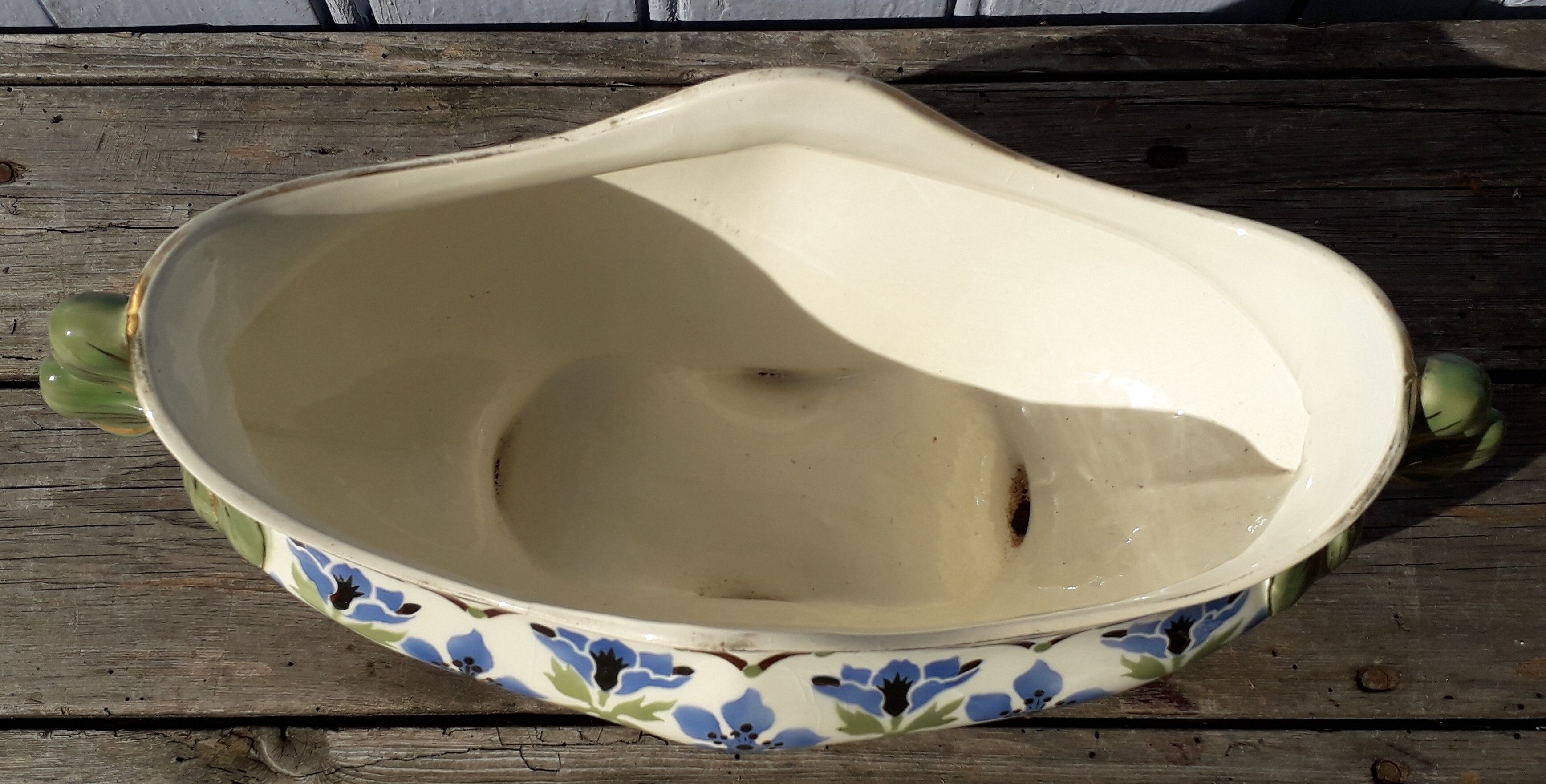 Earthenware planter Luneville