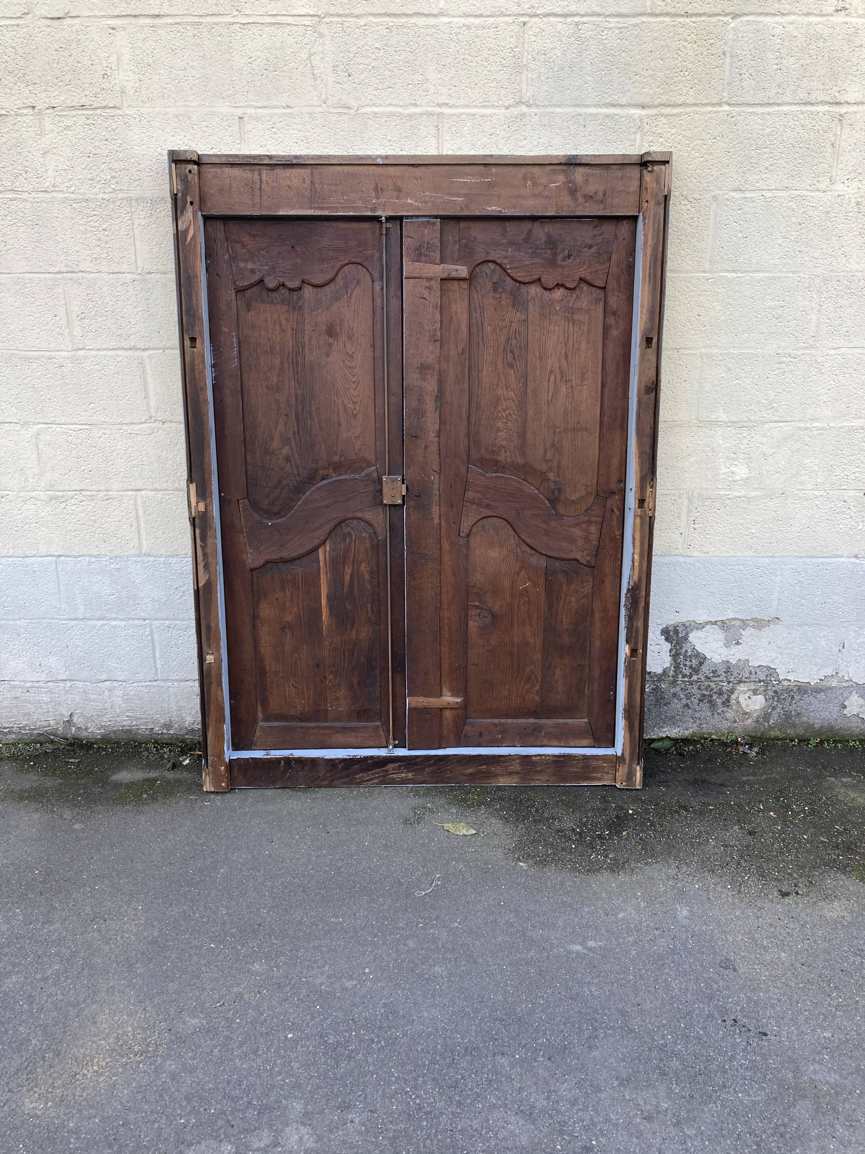 Old 18th century oak closet