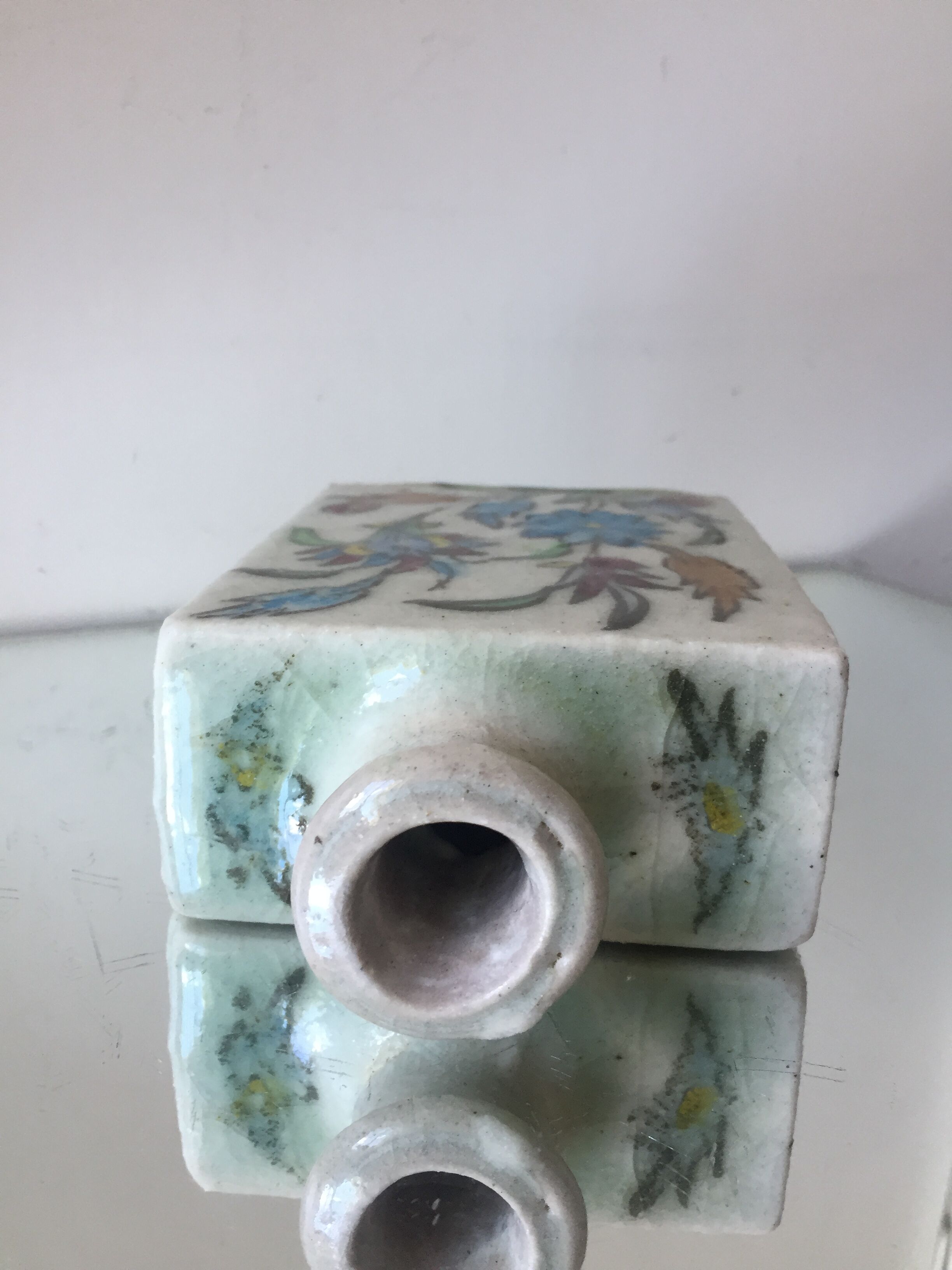 Illamic art ceramic vase in i̇znik style antique