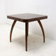 Fully renovated walnut Spider table H 259 by Jindřich Halabala, 1950´s