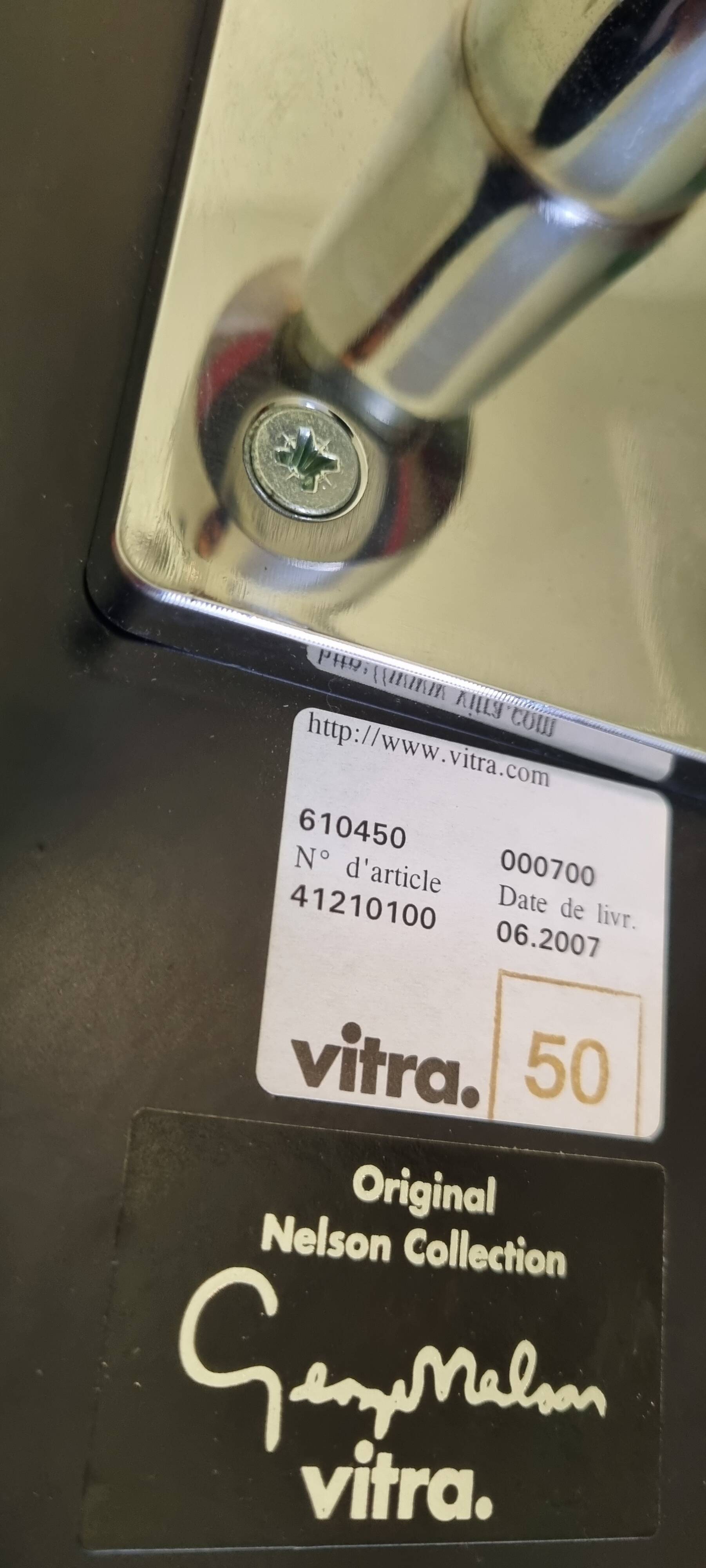 Vitra "Nelson Perch" George NELSON high stool chair armchair seat