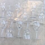 11 verres à pied années 40
